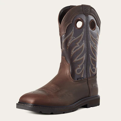 Groundwork Wide Square Toe Steel Work Boot