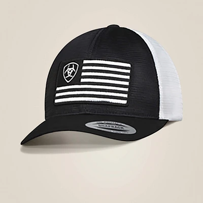 Shield flag mesh cap