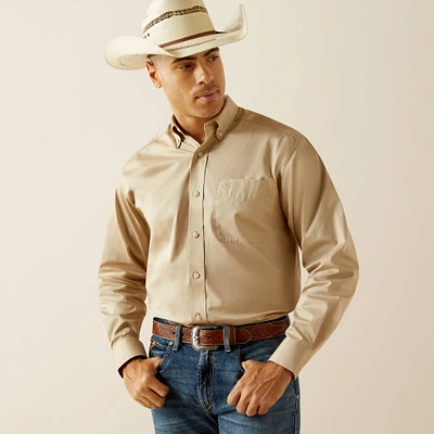 Lightweight Solid Twill Classic Fit Shirt