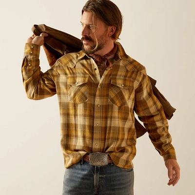 Yellowstone Dun Flannel Retro Fit Shirt