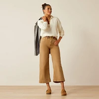 Ultra High Rise Countryside Wide Leg Crop Jeans