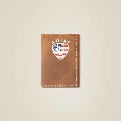 Flag Shield Trifold Wallet