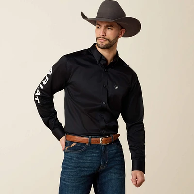 Team Logo Twill Fitted Shirt