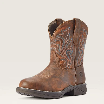 Anthem Round Toe Shortie Western Boot