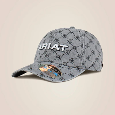 Shield logo print cap