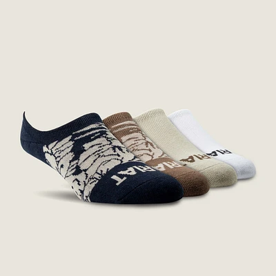 Hilo No Slip Show Sock 4 Pair Multi Color Pack