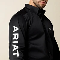 Team Logo Twill Fitted Shirt