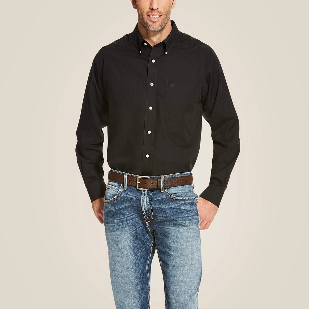 Wrinkle Free Solid Classic Fit Shirt