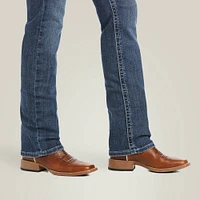 R.E.A.L. Mid Rise Arrow Gianna Straight Jean