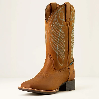 Round Up Wide Square Toe Waterproof Western Boot