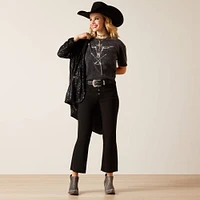 High Rise Jazmine Kick Flare Jean