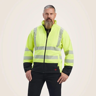 FR Vernon Hi-Vis Softshell Jacket