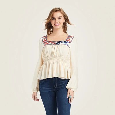 Jacquard Chimayo Top