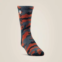 Kids Graphic Crew Sock 2 Pair Multi Color Pack
