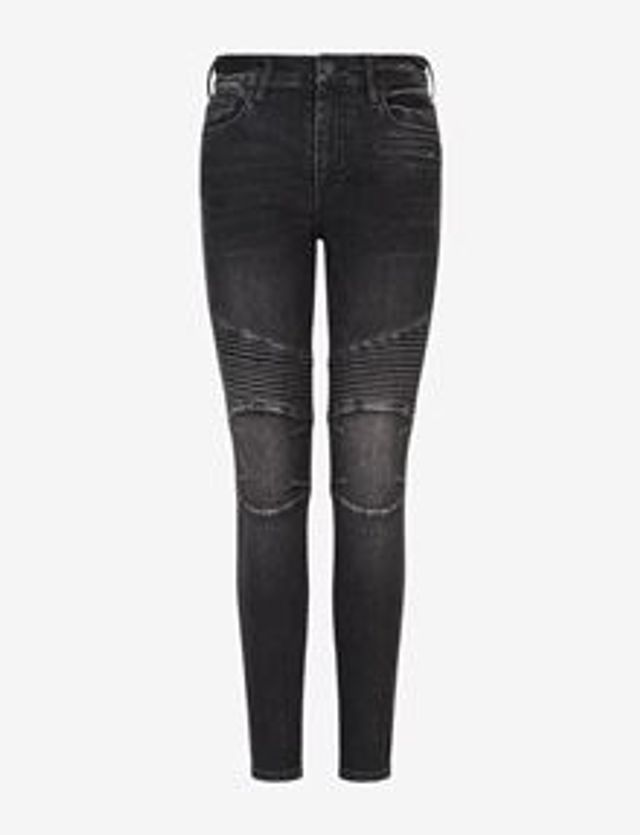 Armani Exchange J93 SKINNY BIKER FIT DENIM JEANS | Metropolis at Metrotown