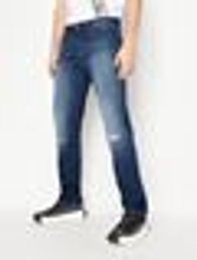 Armani Exchange J16 STRAIGHT FIT RECYCLED DENIM JEANS | Metropolis at  Metrotown