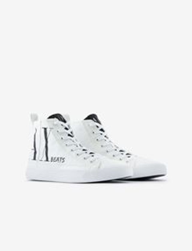 Armani Exchange ICON LOGO HIGH TOP SNEAKERS | Metropolis at Metrotown