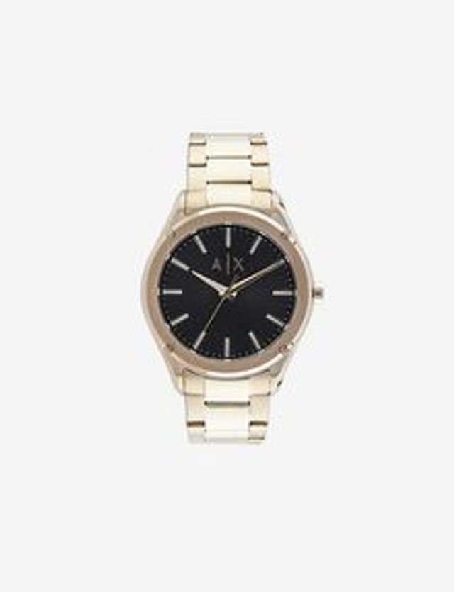 Armani Exchange STAINLESS STEEL THREE HAND WATCH | Metropolis at Metrotown