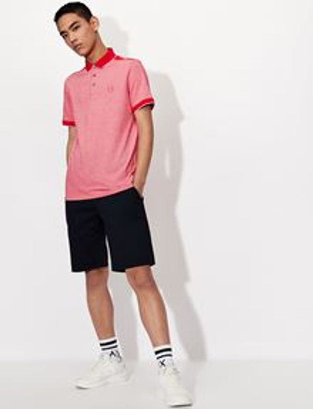 Armani Exchange STRETCH COTTON CHINO SHORTS | Metropolis at Metrotown