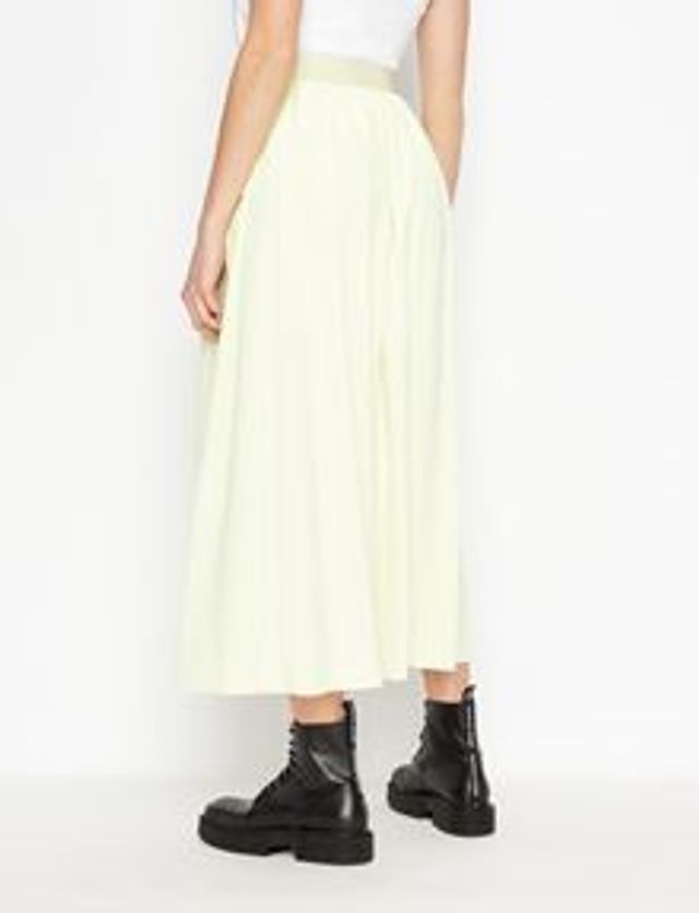 Armani Exchange PLEATED MAXI SKIRT | Metropolis at Metrotown