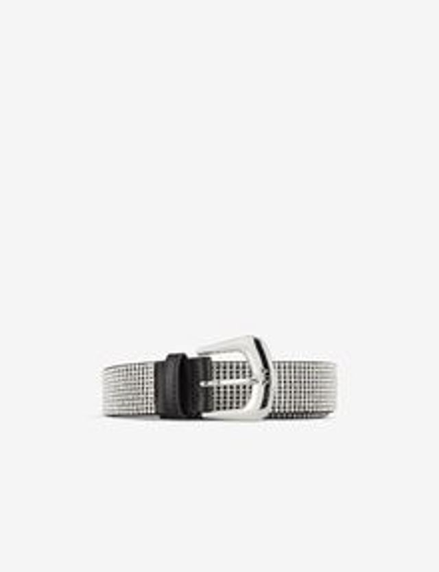 armani exchange studded belt