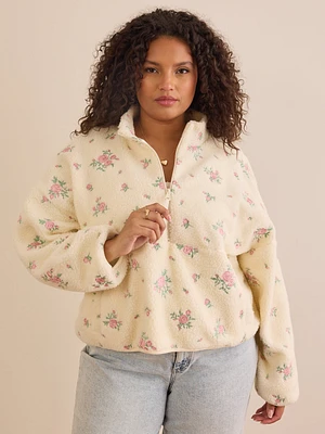 Adeline Quarter Zip Sherpa