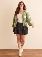 Mae Denim Pleated Skort