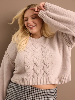 Kallie Cable Knit Sweater