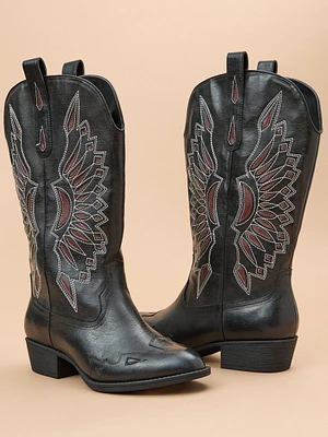 Bandera Wide Width & Calf Cut Out Western Boots