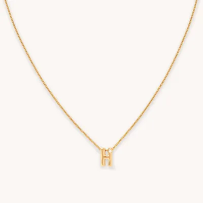 Diamond Mini Uppercase Letter Necklace - H for Women | Jennifer Meyer