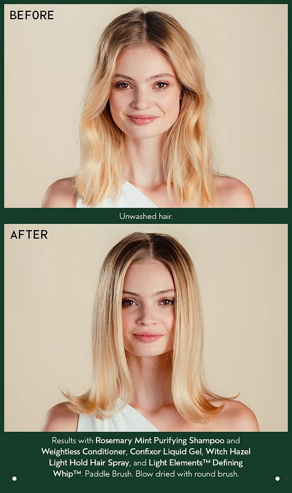 witch hazel hair spray
