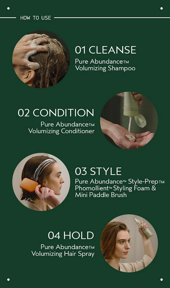 pure abundance™ volumizing shampoo
