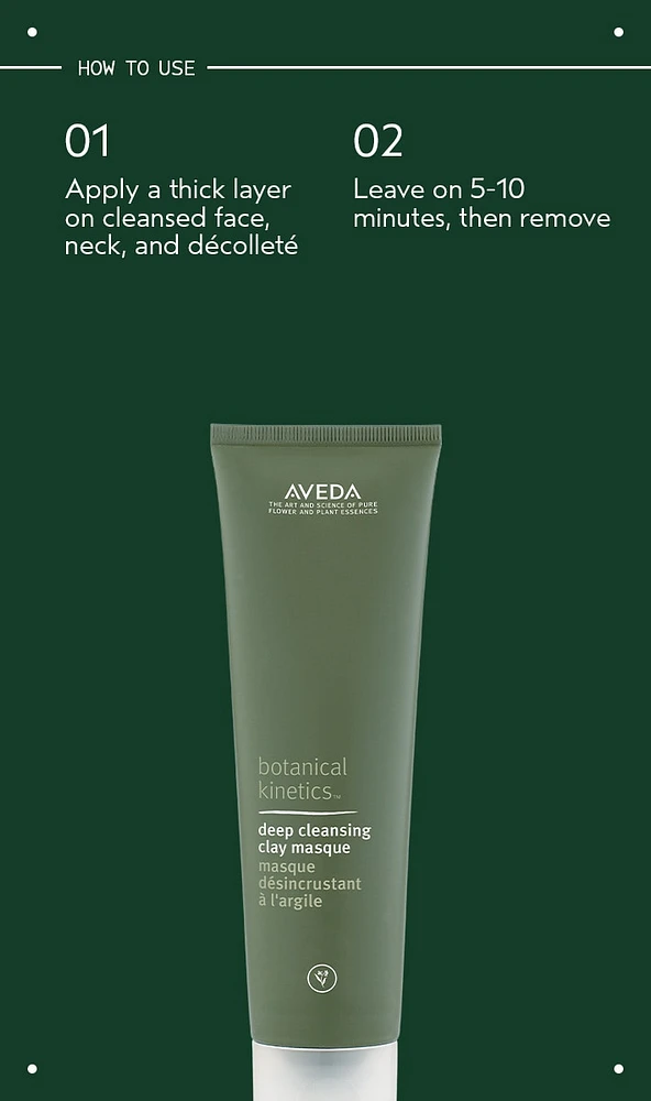 botanical kinetics™ deep cleansing clay masque