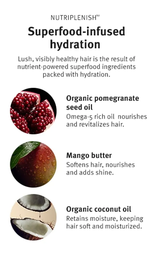 nutriplenish shampoo light moisture