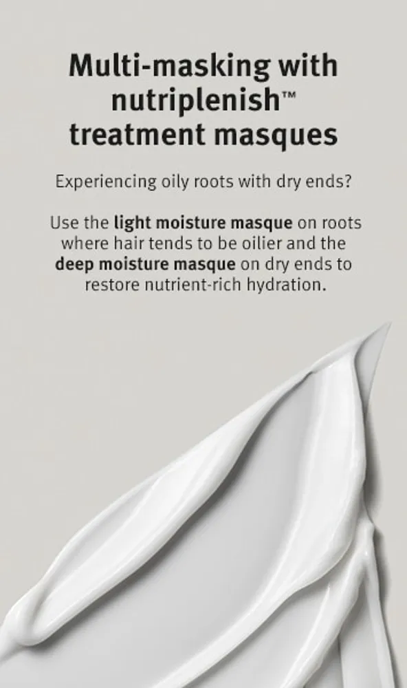 nutriplenish™ treatment masque light moisture