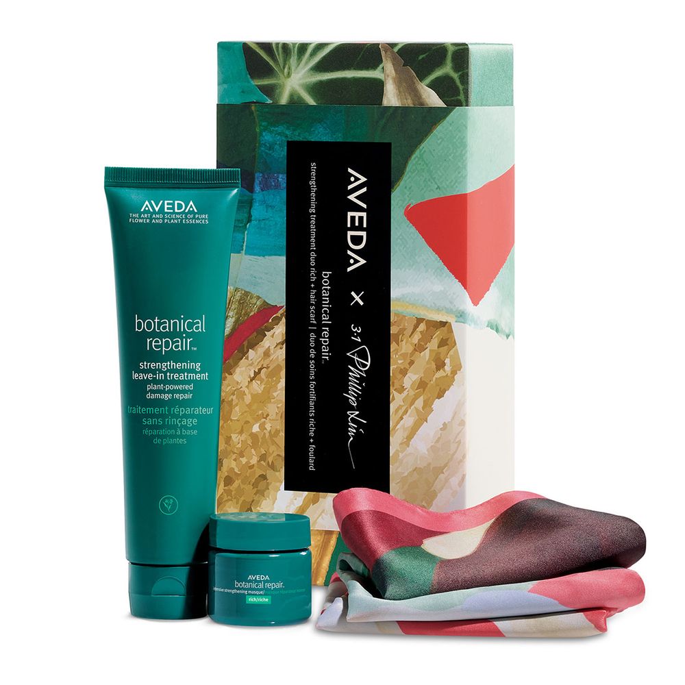 Aveda botanical repair™ strengthening treatment duo rich and hair scarf