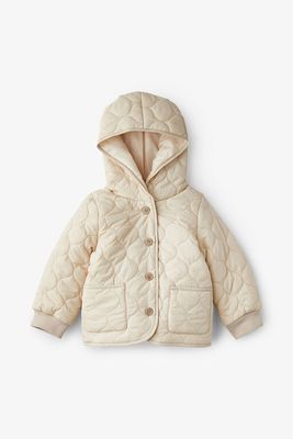 RISE Little Earthling Quilted Jacket Beige
