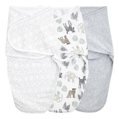 Aden + Anais Toile 3 pack Wrap Swaddle - Months Neutral