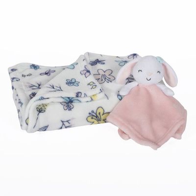 Baby's First 2 Piece Baby Blanket and Buddy Set