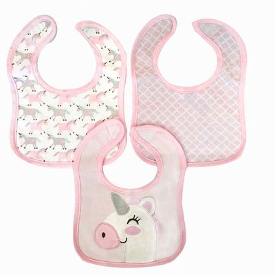 Koala Baby - 3 Pack Pink Unicorn 3D Jersey