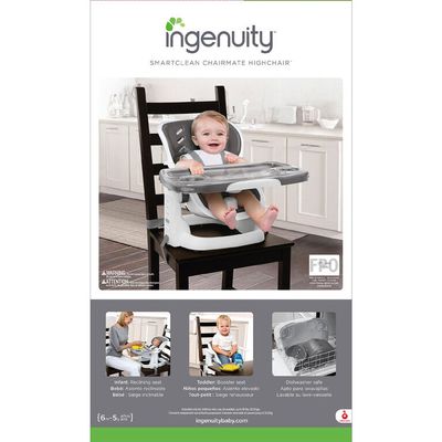 ingenuity smartclean chairmate high chair