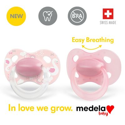 Medela Baby new ORIGINAL Pacifier, Perfect for everyday use, BPA free, Lightweight and orthodontic