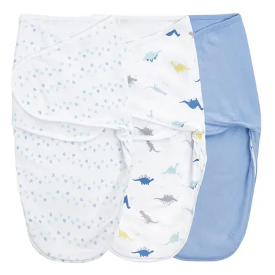 Aden + Anais Dino-Rama 3 pack  Wrap Swaddle 0-3 Months