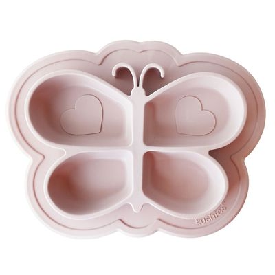 Siliplate Mess-free silicone plate Rose