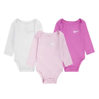 Nike 3 Pack Long Sleeve Bodysuit