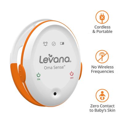 Levana Oma Sense Baby Breathing Movement Monitor with Vibrations and Audible Alerts