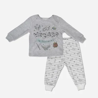 Harry Potter 2 Piece Sleep Set White 9M