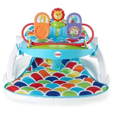 Fisher-Price Deluxe Sit-Me-Up Floor Seat with Toy Tray