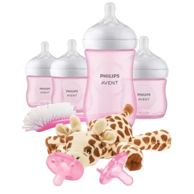 Philips Avent Natural Baby Bottle Baby Gift Set With Snuggle