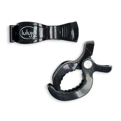 Lulujo - 2 Pack Stroller Clips - Black
